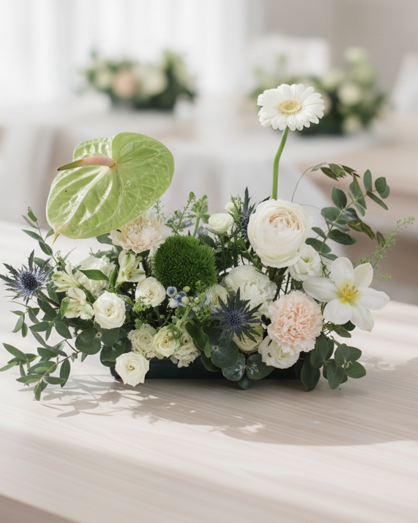 Fresh Table Centrepiece - Verdant — fresh table centrepiece Singapore