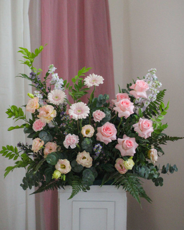 Wedding Hedge Frontal - Spring | Free Same-Day Flower Delivery Singapore
