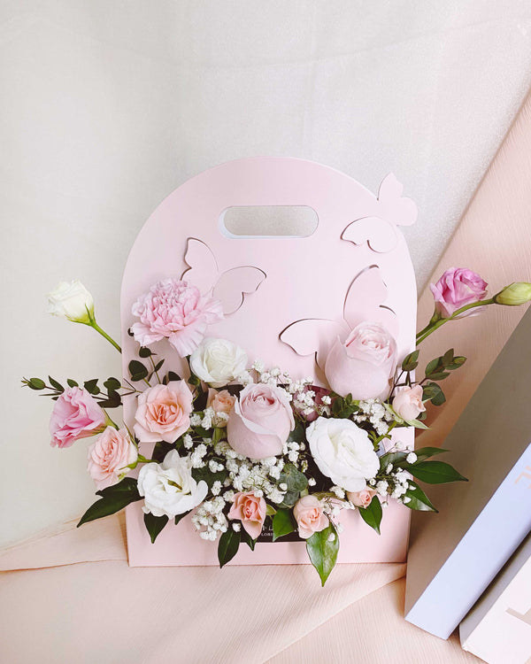 Cotton Candy Flower Box | Free Same-Day Flower Delivery Singapore