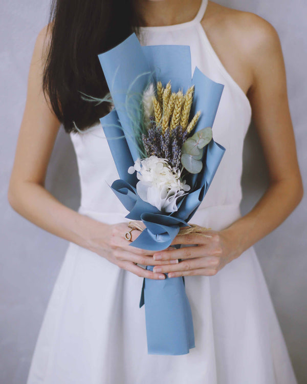 Lavender Scent Hand Bouquet | Free Same-Day Flower Delivery Singapore