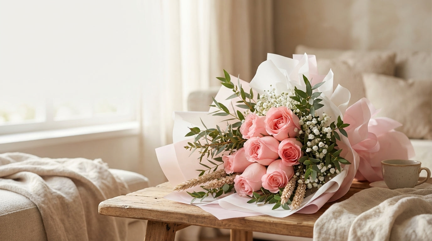 Best Mother's Day flowers Singapore 2026 - elegant bouquet for mum