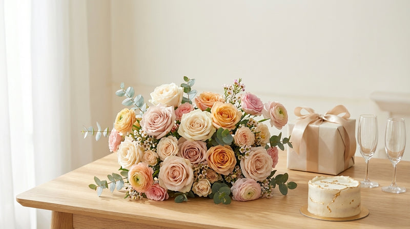 Birthday flowers Singapore - colourful bouquets for every celebration