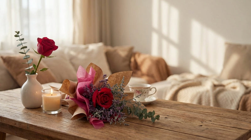 Cost of living Singapore - affordable flower gift still making memories