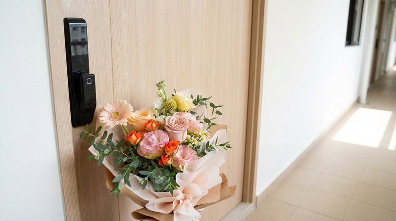 Same-Day Flower Delivery Singapore - Bouquet at HDB doorstep