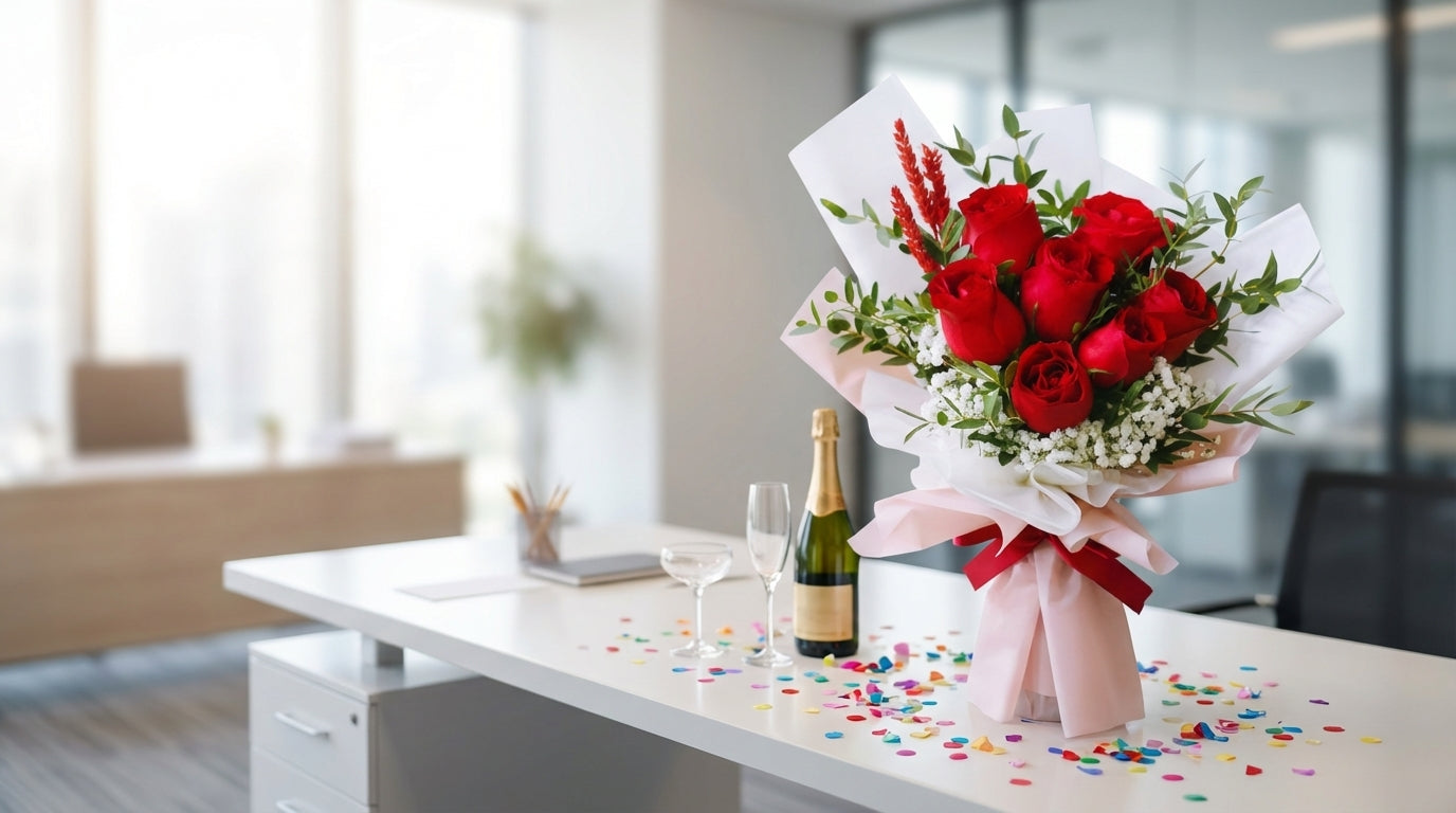 Congratulations flowers and celebration bouquets Singapore