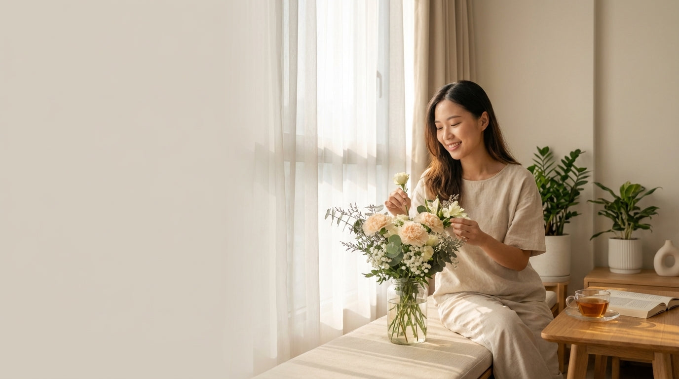 Treat Yourself to Flowers - Self-Care Guide Singapore - Windflower Florist