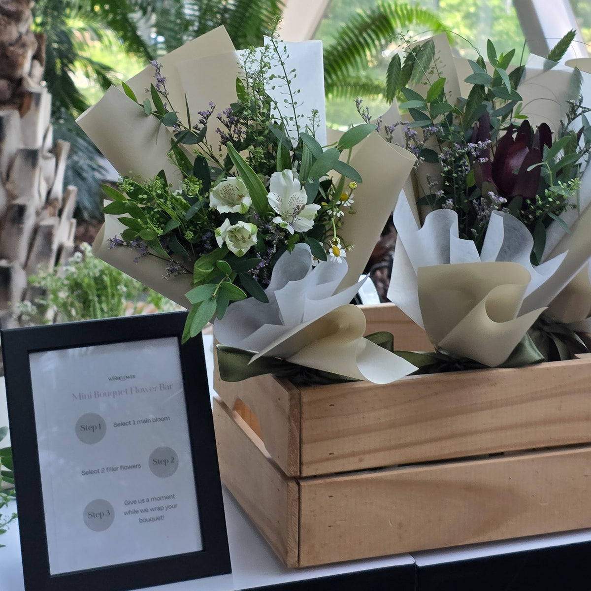 Windflower corporate event florals