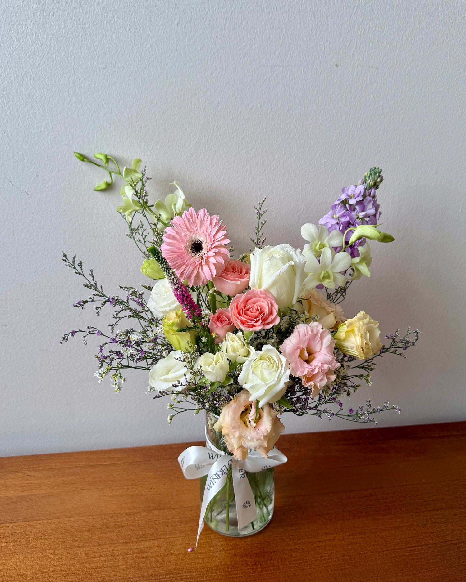 Clover (Pet-safe) Hand Bouquet by Windflower Florist Singapore