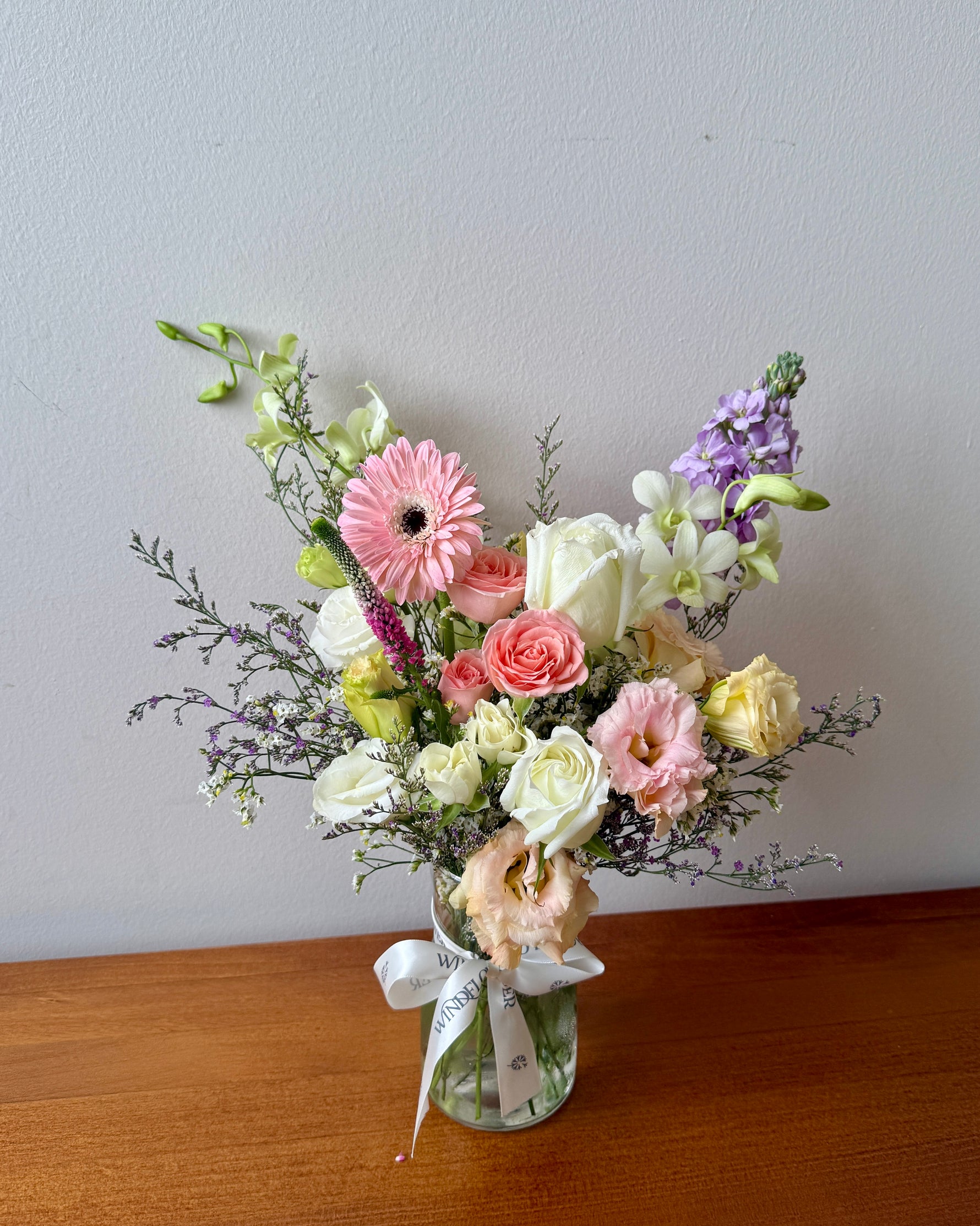 Clover (Pet-safe) Hand Bouquet by Windflower Florist Singapore