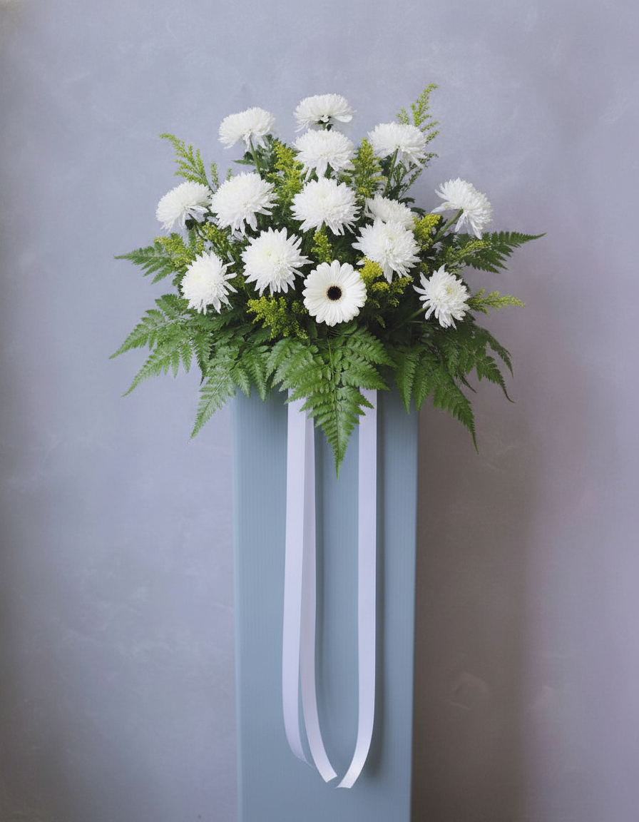 Quiet Comfort condolence flower stand Singapore