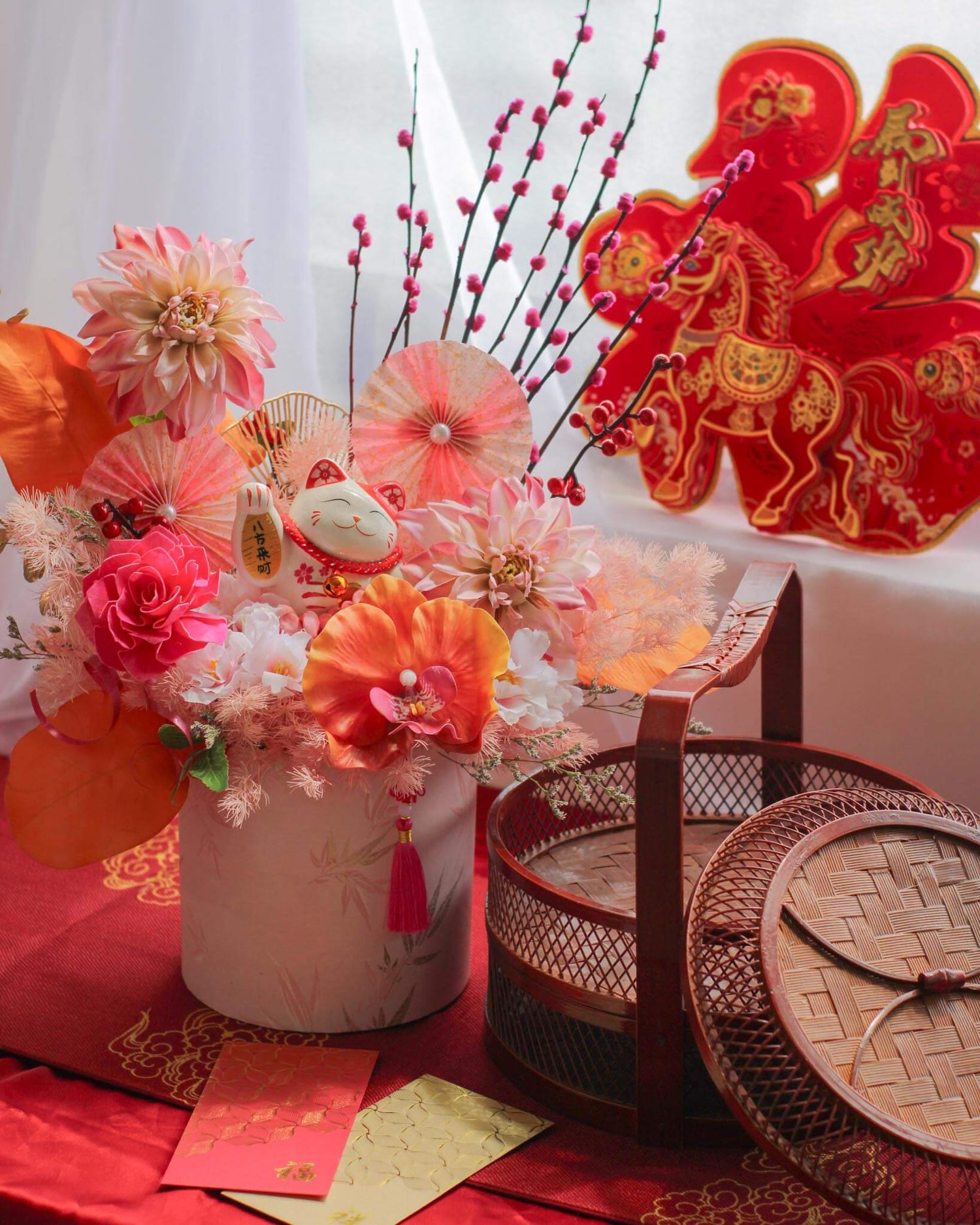 Fortune Bloom Preserved Flowers | Free Same-Day Flower Delivery Singapore
