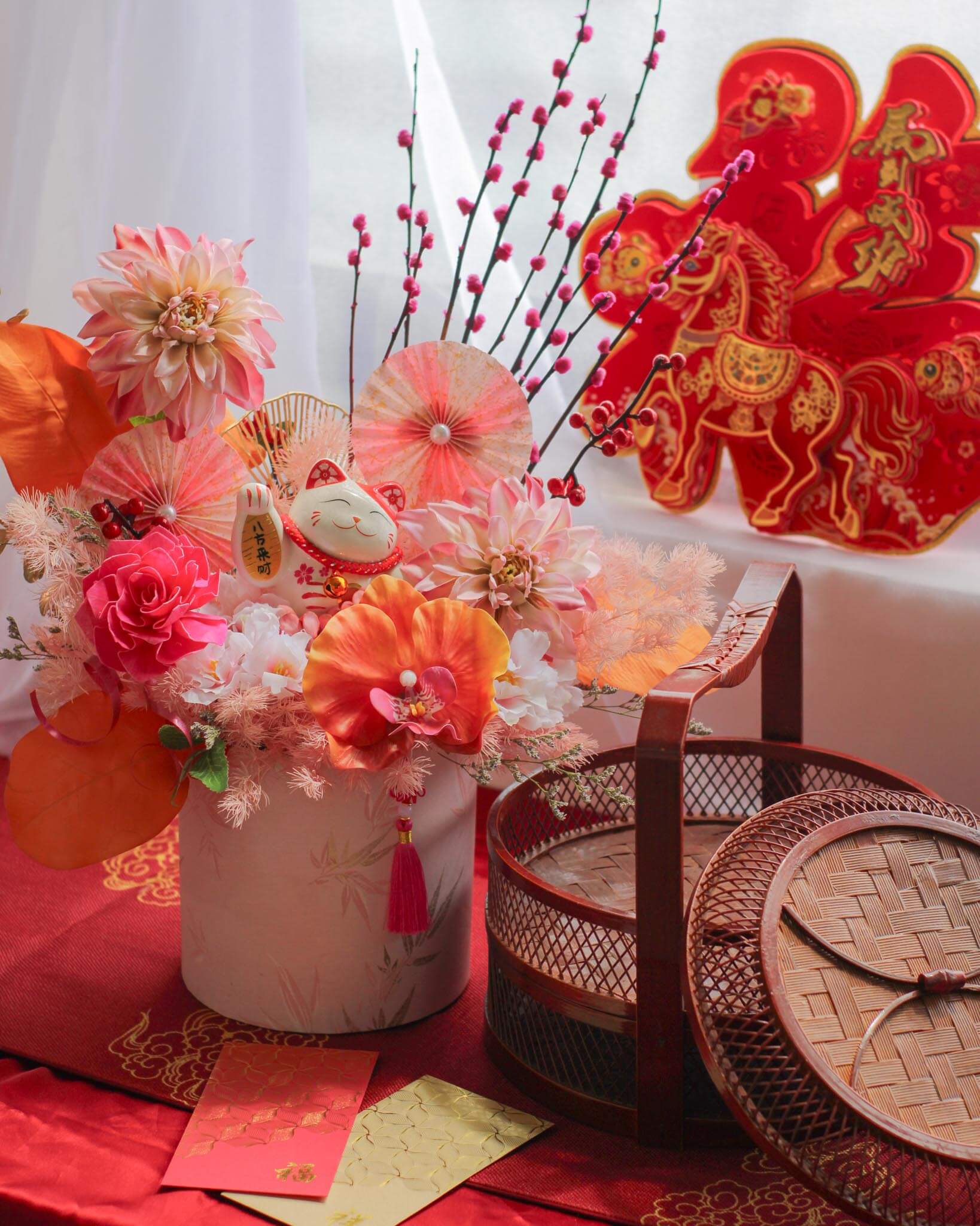 Fortune Bloom Preserved Flowers | Free Same-Day Flower Delivery Singapore