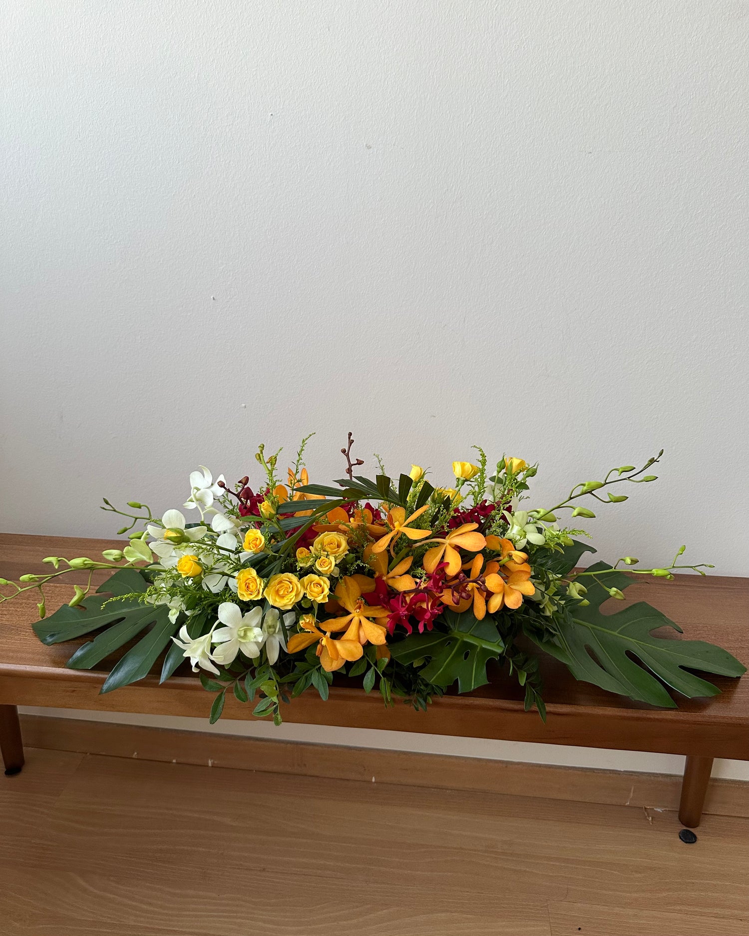 Fresh Table Centrepiece - Tropical | Free Same-Day Flower Delivery Singapore