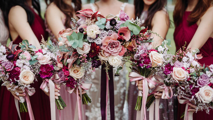 Windflower wedding styling