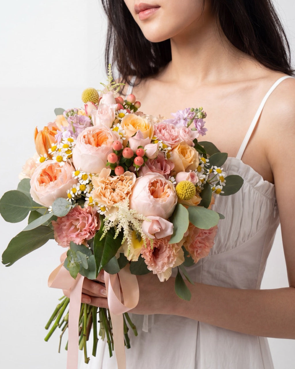"5 Million" Rose Juliet Bridal Bouquet - Rounded