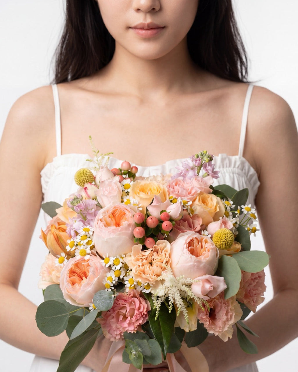 "5 Million" Rose Juliet Bridal Bouquet - Rounded