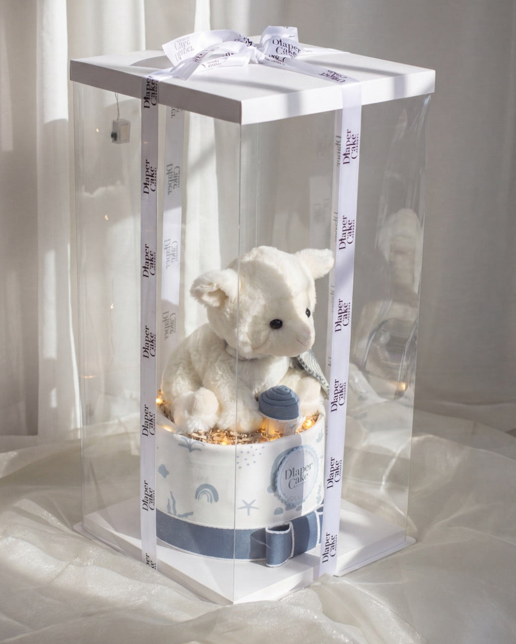 WF x Diaper Cake Avenue - Lamb Diaper Cake Bundle
