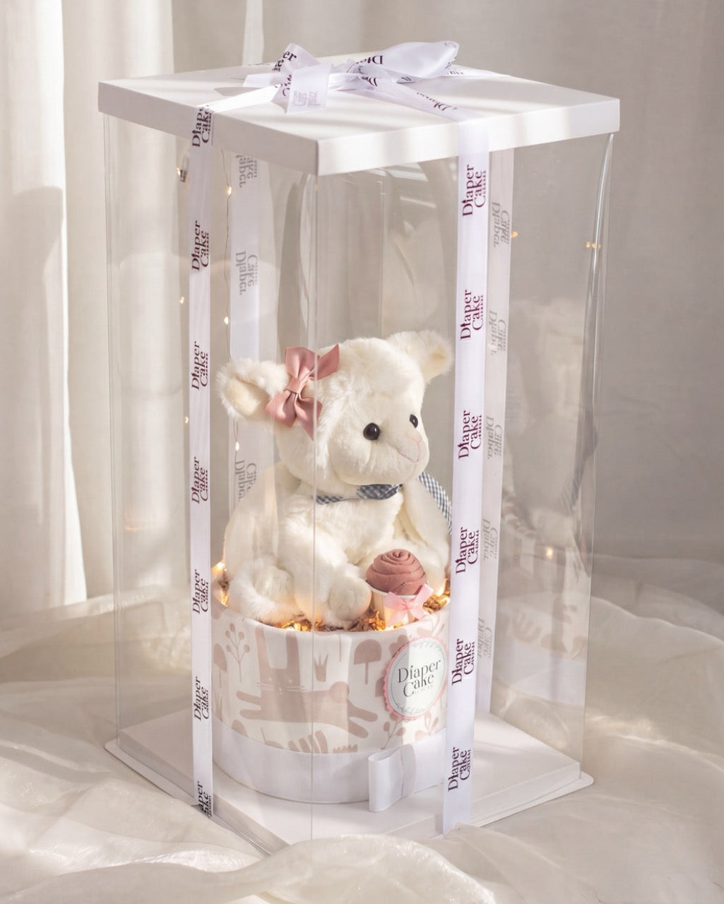 WF x Diaper Cake Avenue - Lamb Diaper Cake Bundle