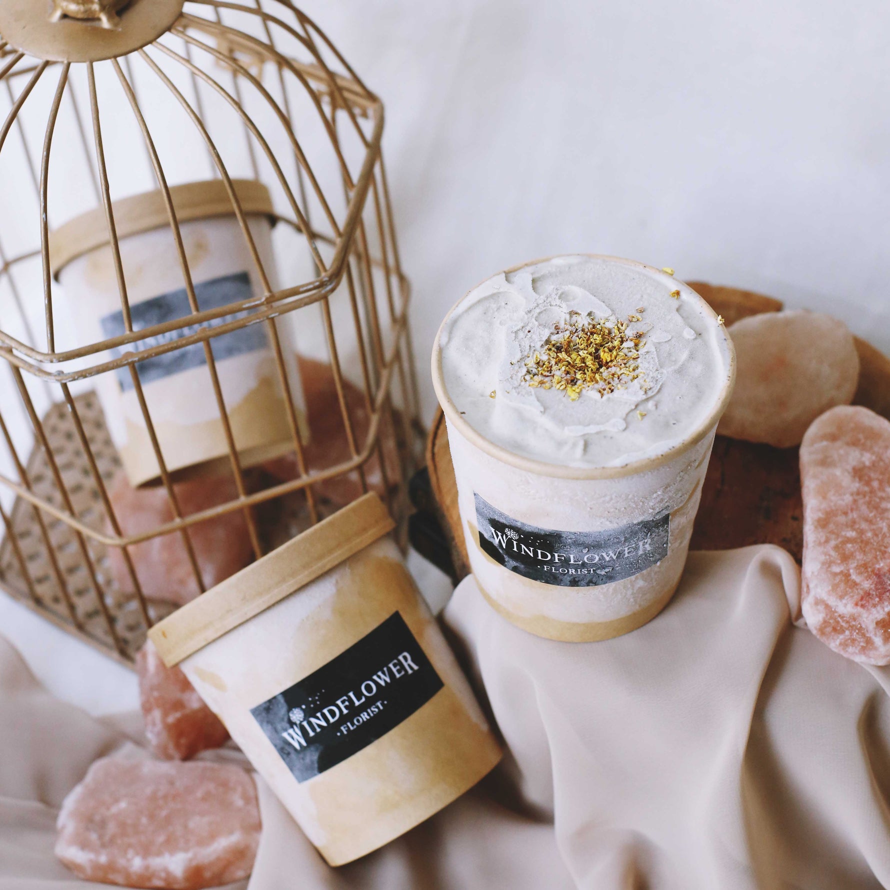 Osmanthus Oolong Ice-Cream - Gift Add-On | Windflower Florist Singapore