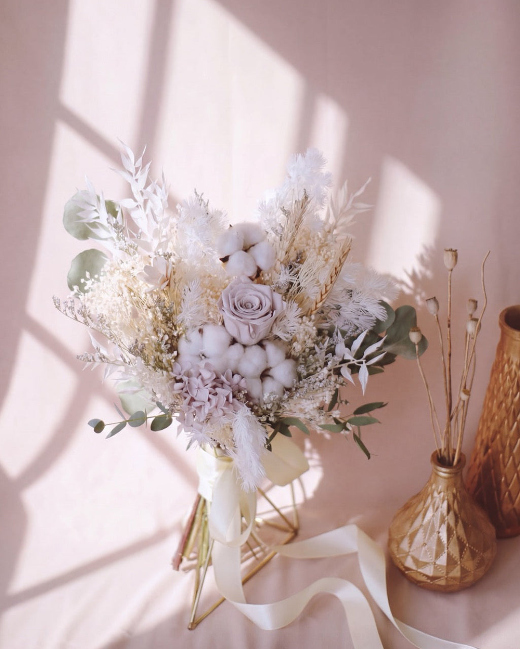 Eternal Khaki Bridal Bouquet- Frontal