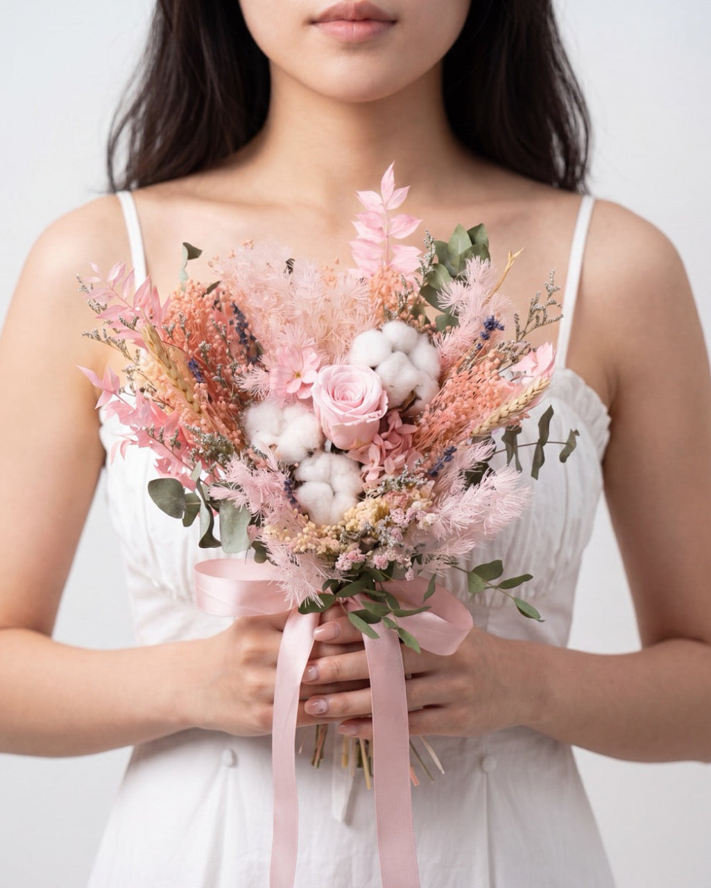 Eternal Pink Bridal Bouquet- Frontal