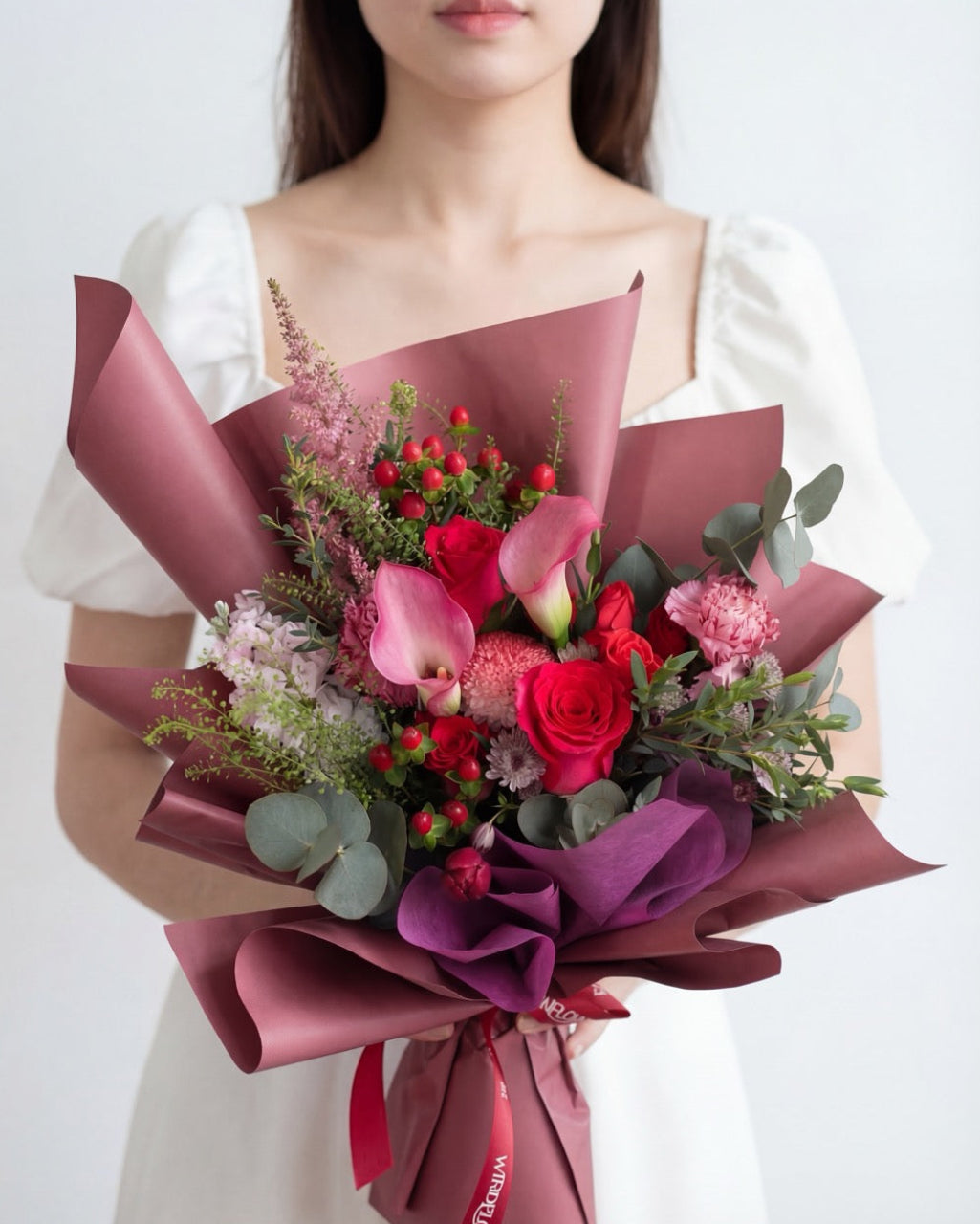Berrybloom Hand Bouquet | Free Same-Day Flower Delivery Singapore