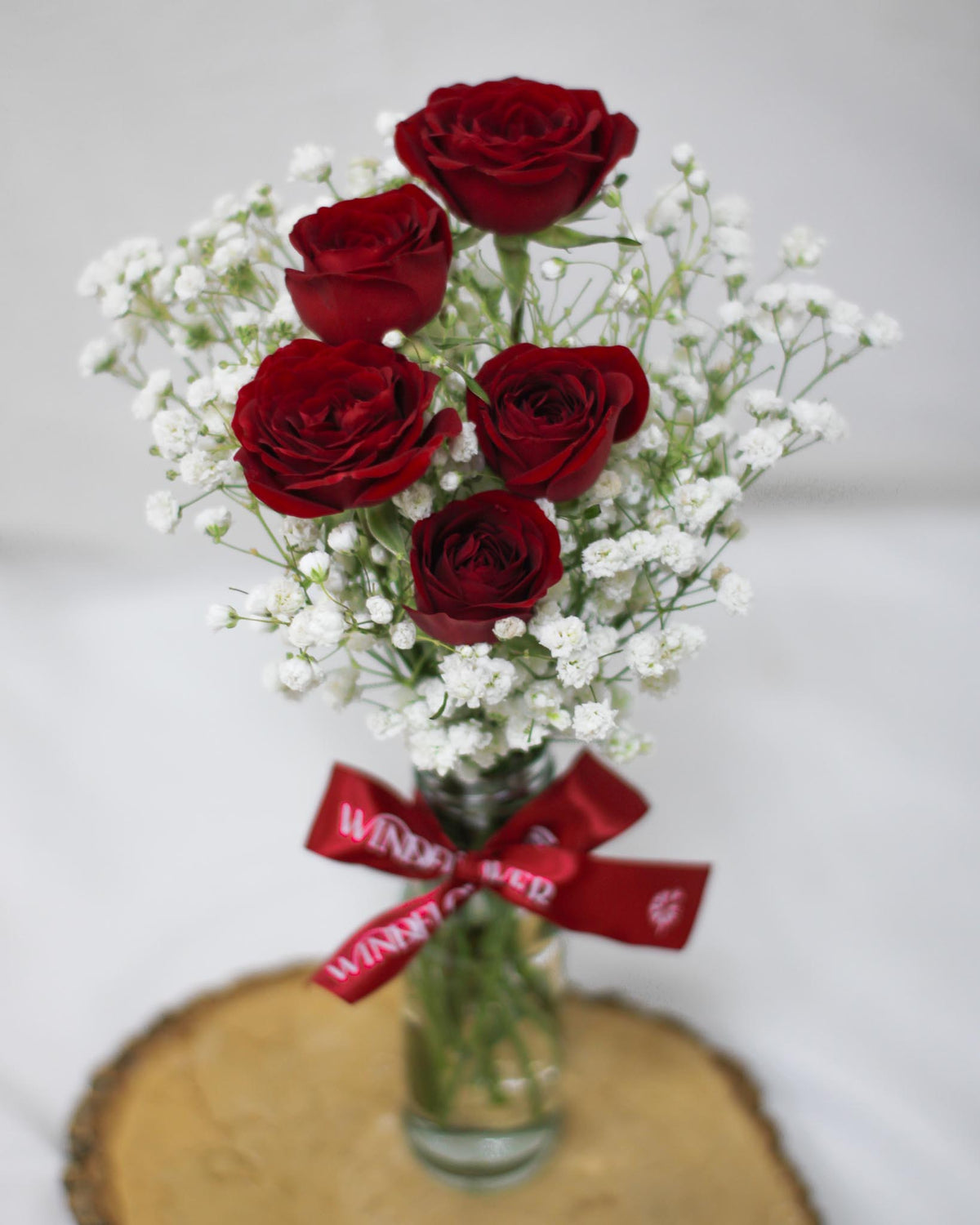 Give a Bunch - Red Hand Bouquet - View 4 | Windflower Florist