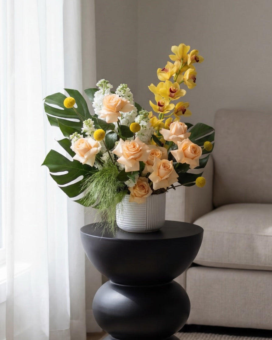 Golden Grace Hand Bouquet by Windflower Florist Singapore