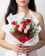 Perfect Love In Tourmaline Hand Bouquet | Free Same-Day Flower Delivery Singapore
