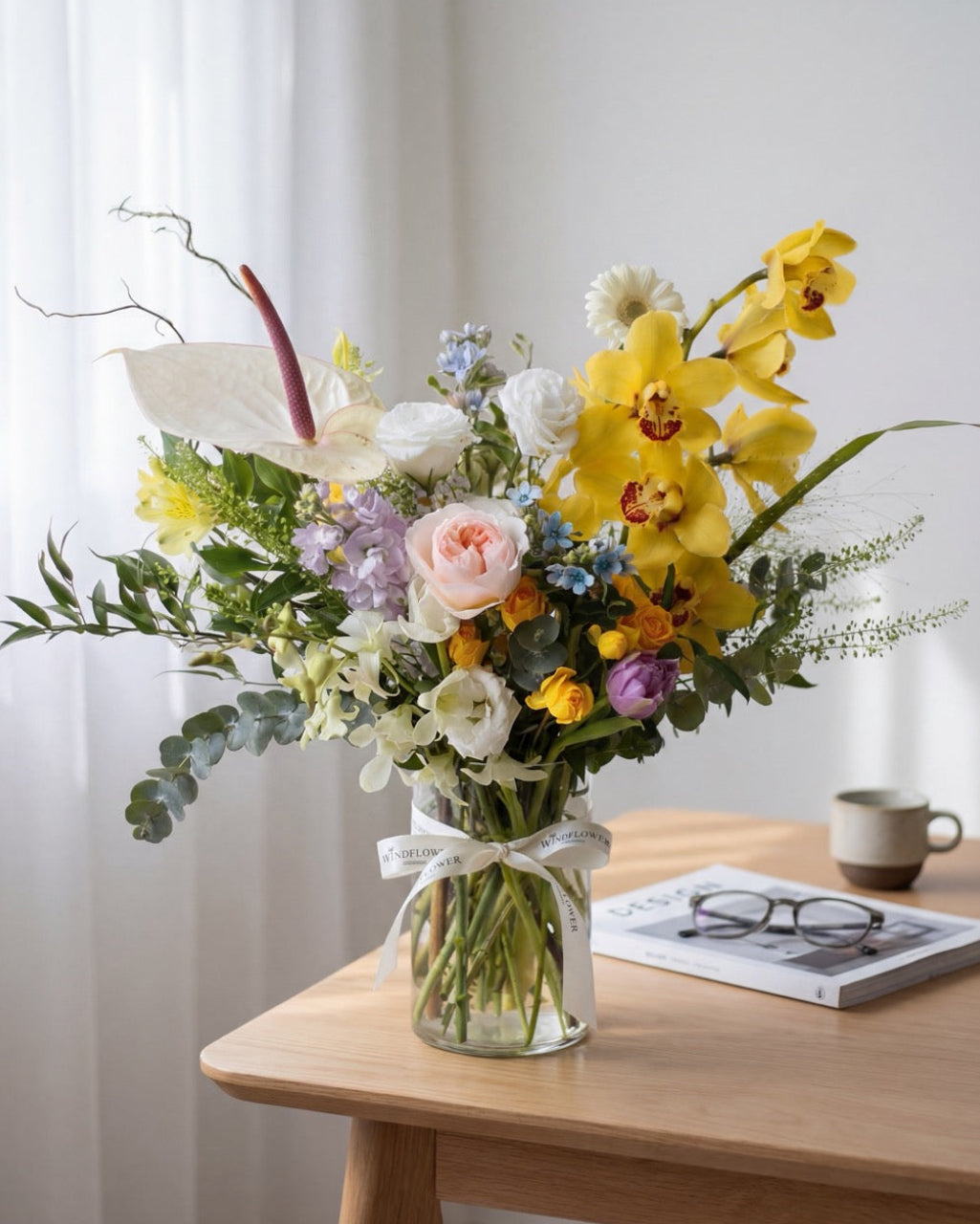 Sayang Kuning Hand Bouquet by Windflower Florist Singapore