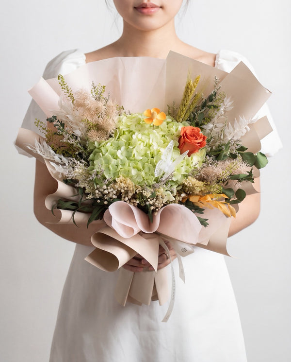 Willow Reverie Hand Bouquet | Free Same-Day Flower Delivery Singapore