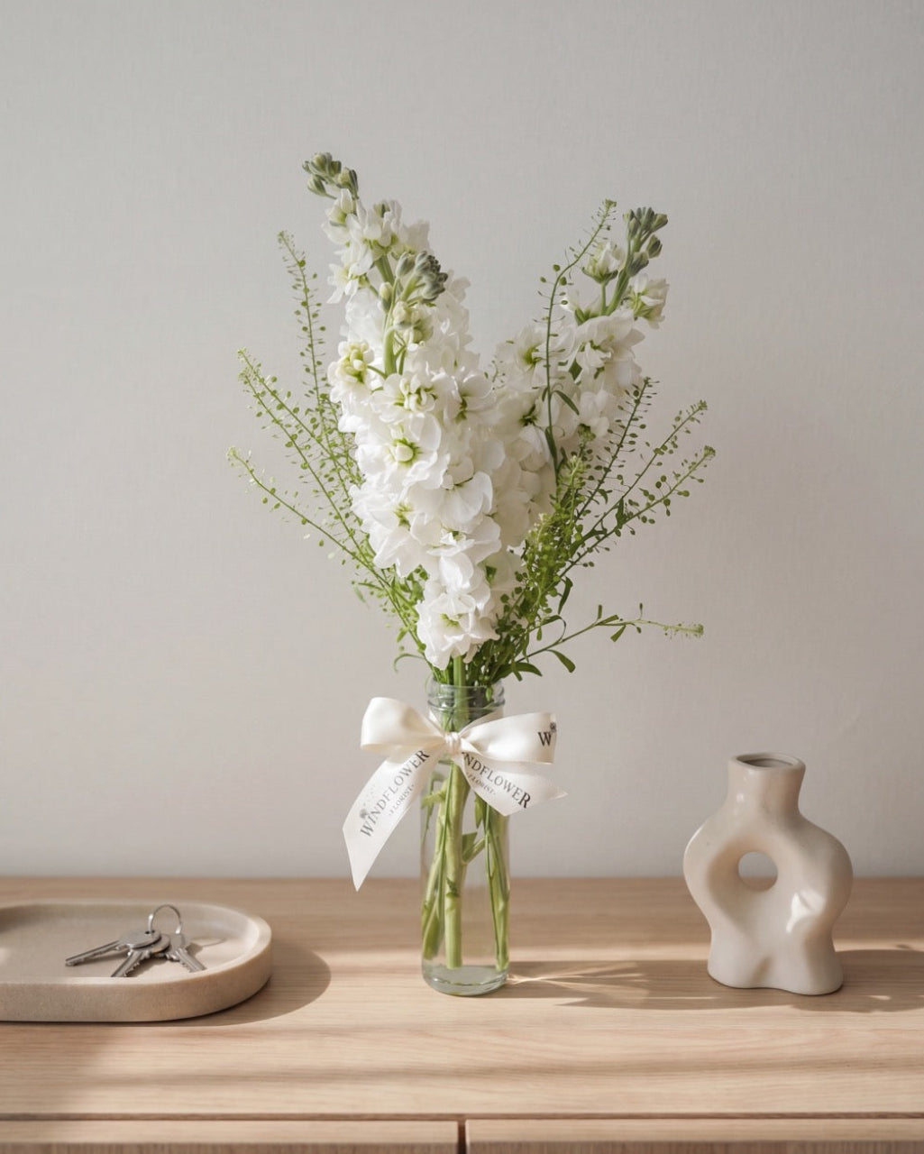 三重奏 Matthiola In White