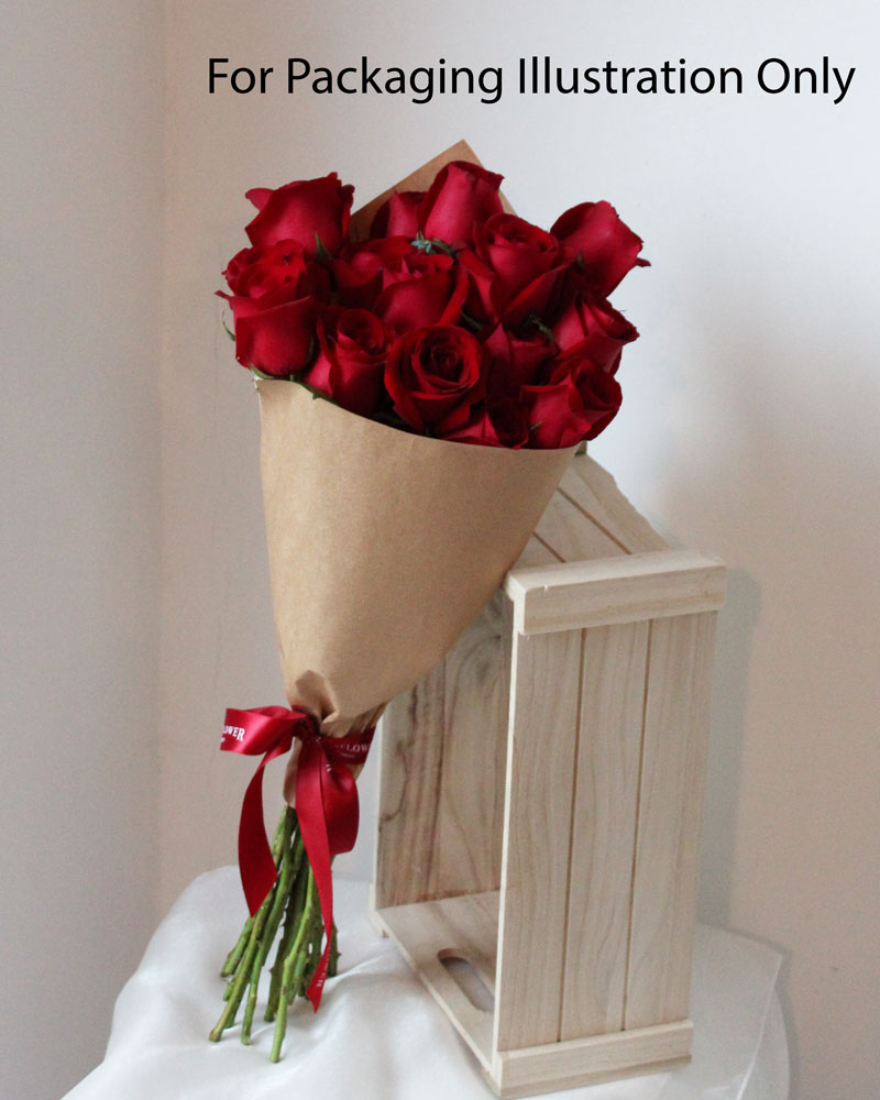 Rose (China) - White Flower Arrangement - View 3 | Windflower Florist