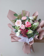 Plum Romance Hand Bouquet | Free Same-Day Flower Delivery Singapore
