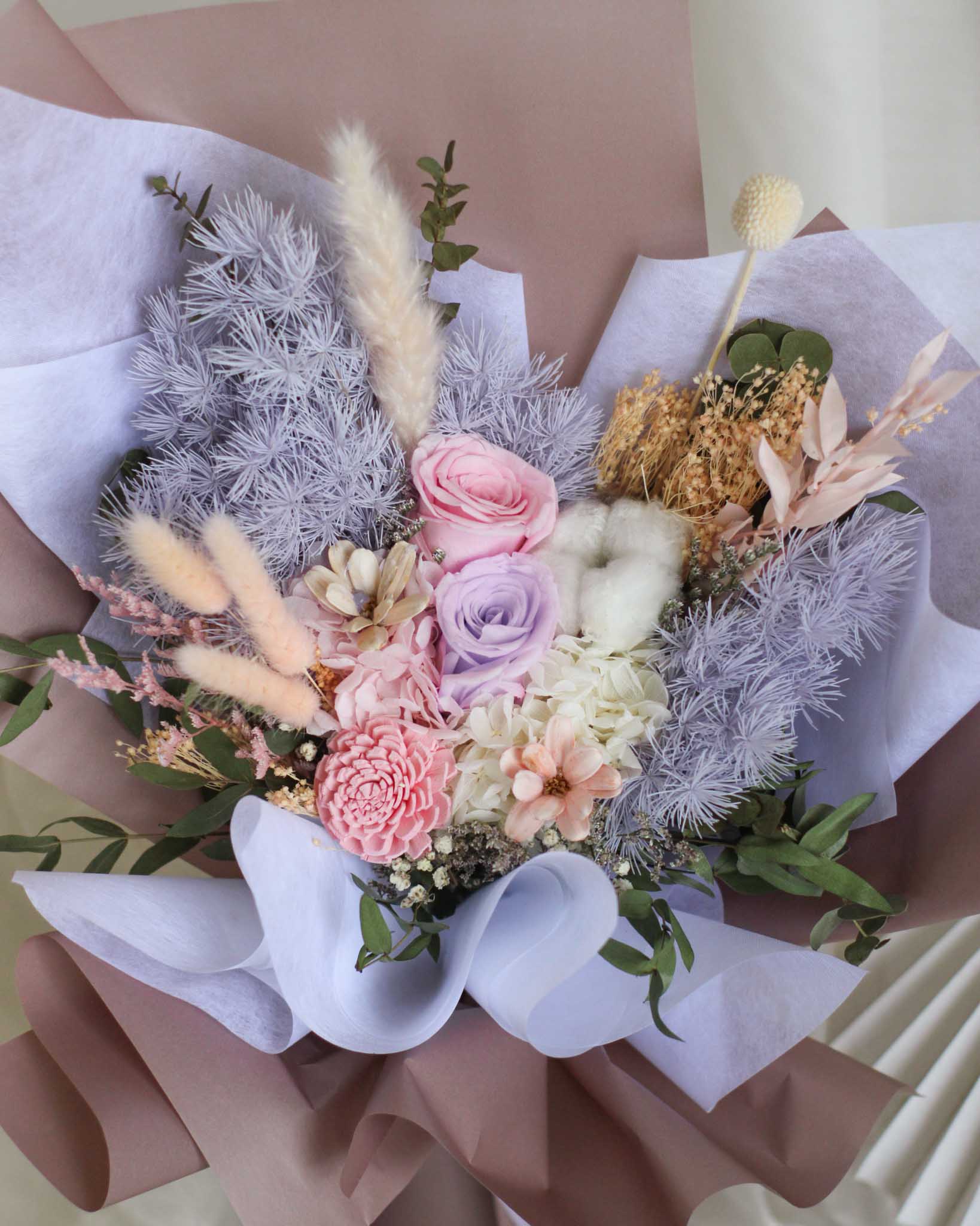 Blushing Cherub Hand Bouquet - View 4 | Windflower Florist