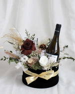Boite De Fleur White Wine - Everblooms Preserved Flowers by Windflower Florist Singapore