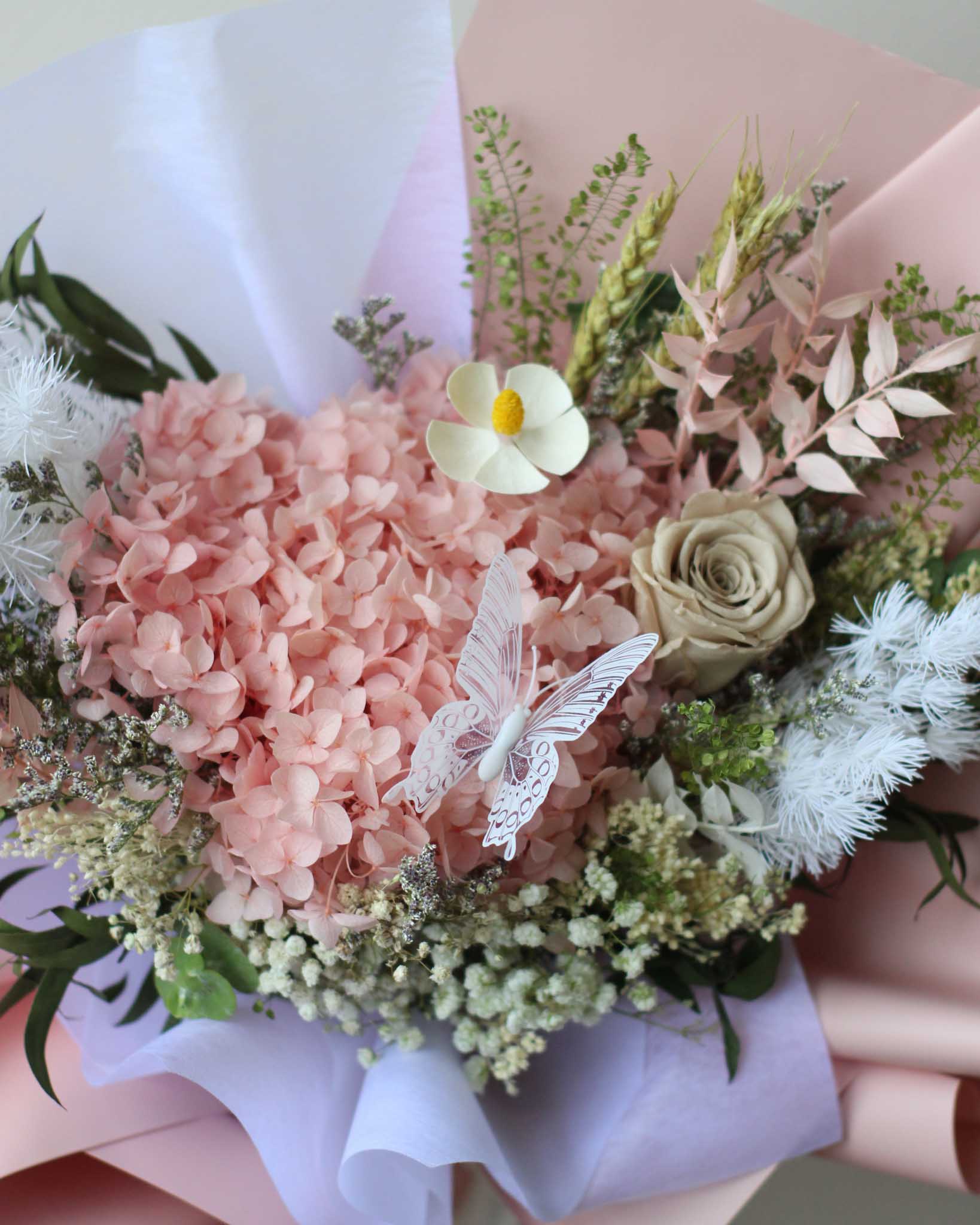 Bubblegum Reverie Hand Bouquet - View 3 | Windflower Florist