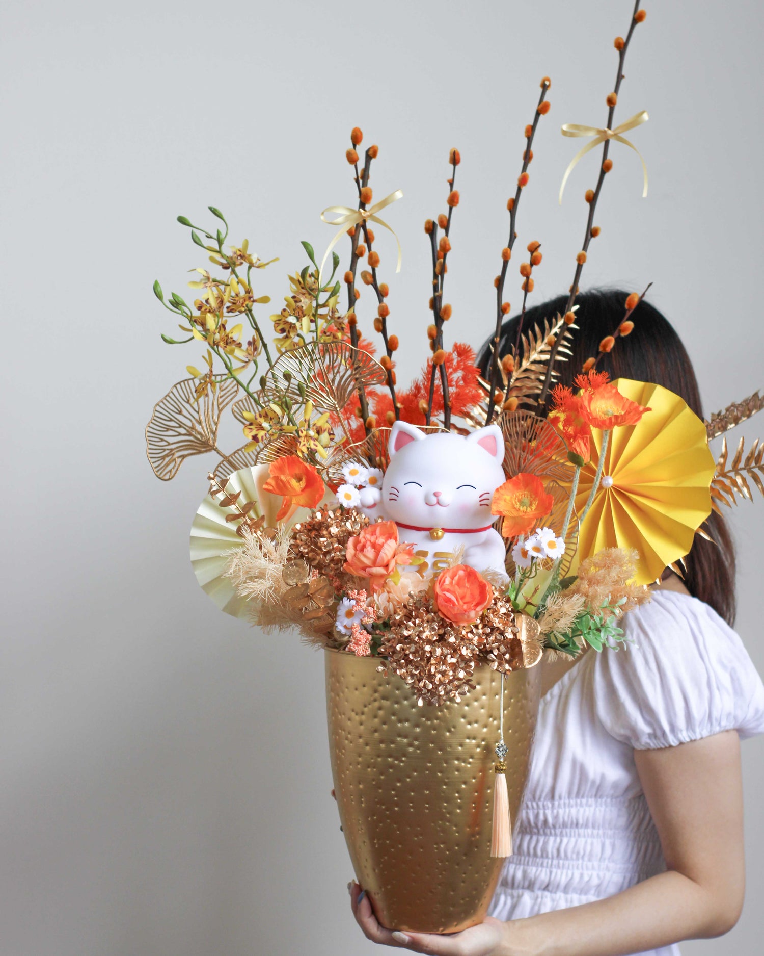 Good Fortune Preserved Flowers | Free Same-Day Flower Delivery Singapore