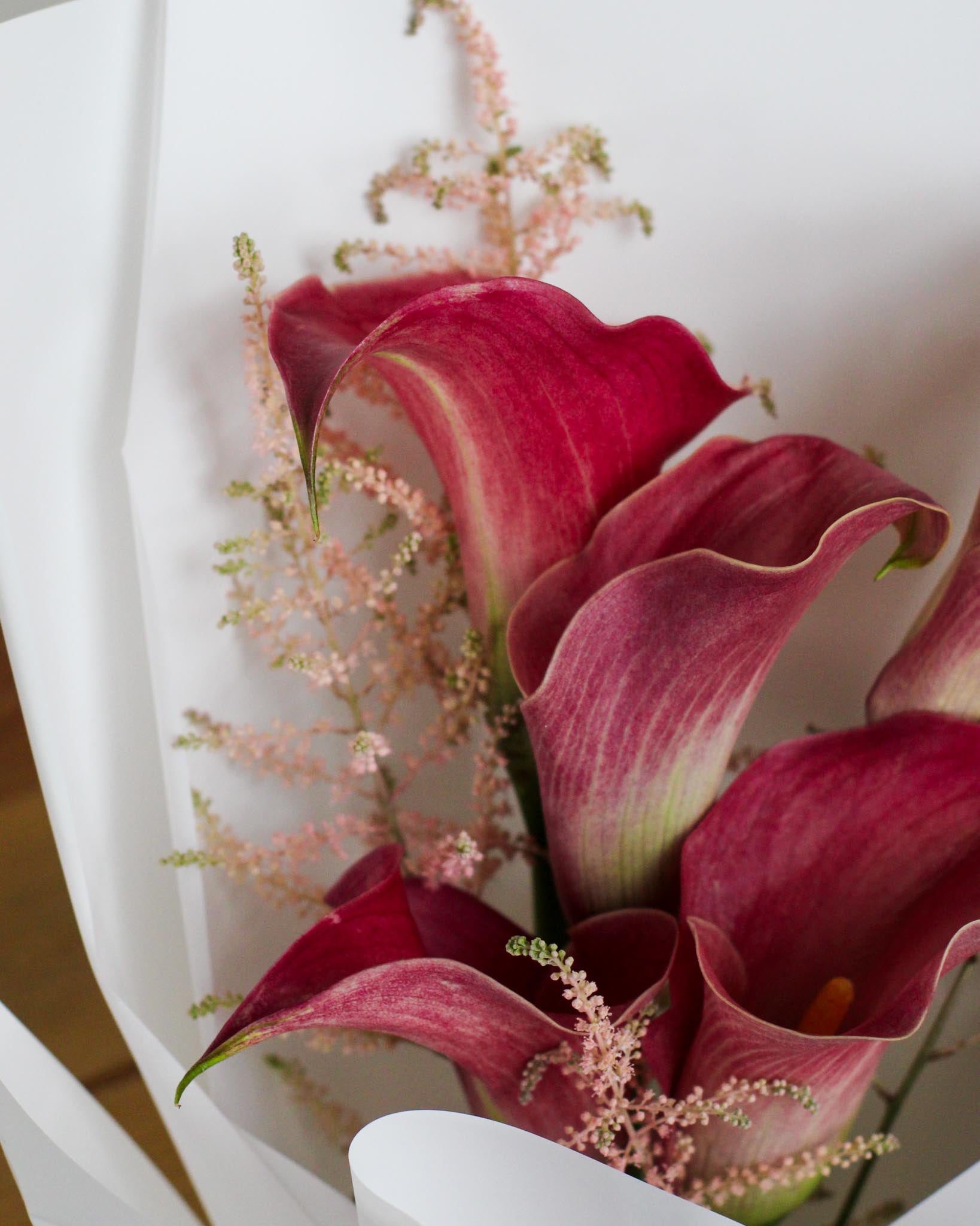 Calla Haven Hand Bouquet by Windflower Florist Singapore