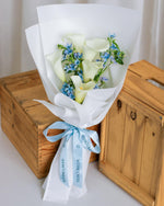 Calla Solace Hand Bouquet | Free Same-Day Flower Delivery Singapore