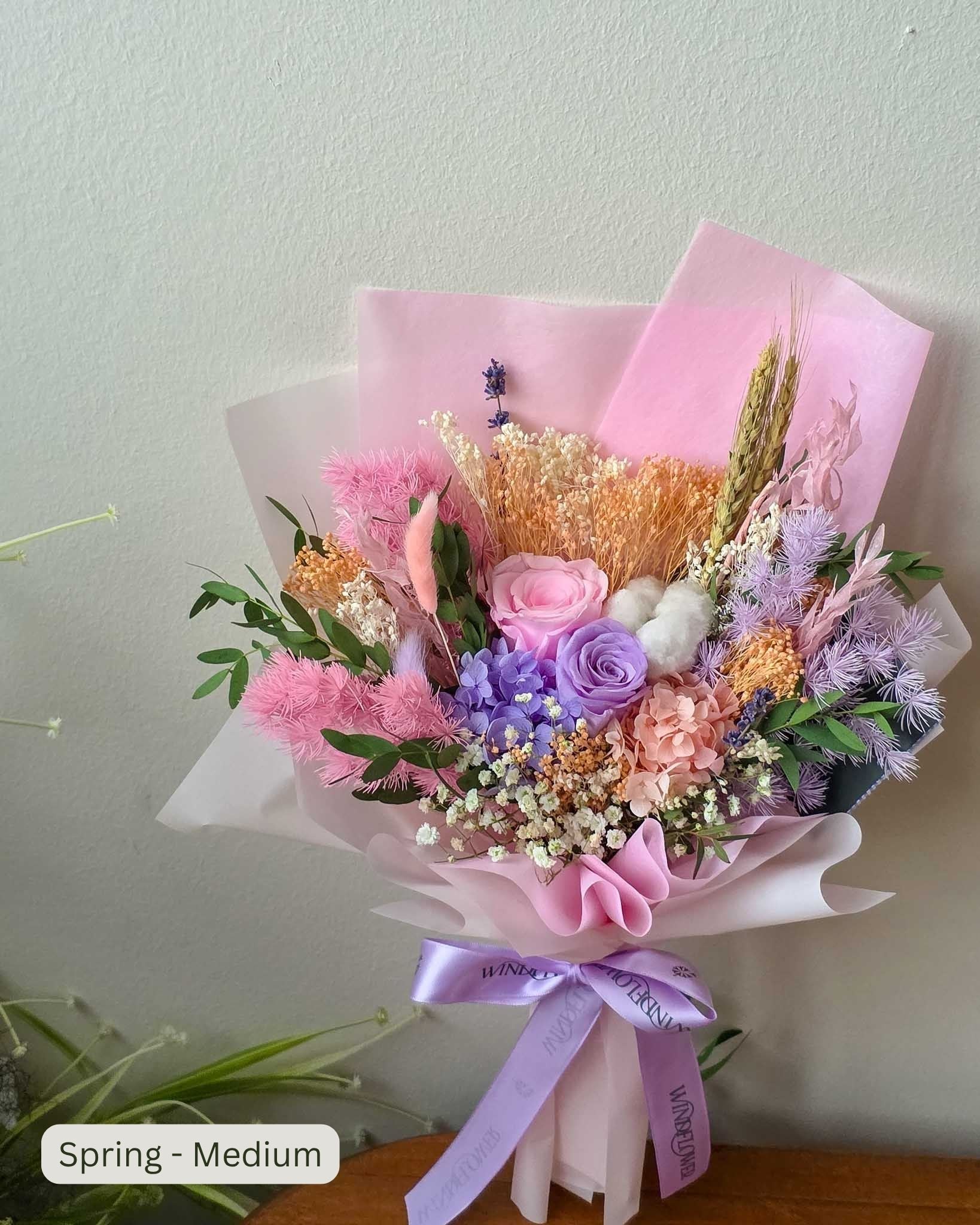 Daily Surprise - Dried Flowers Hand Bouquet - View 6 | Windflower Florist