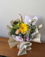 Daisy-Me-Rolling in Yellow Hand Bouquet - View 4 | Windflower Florist