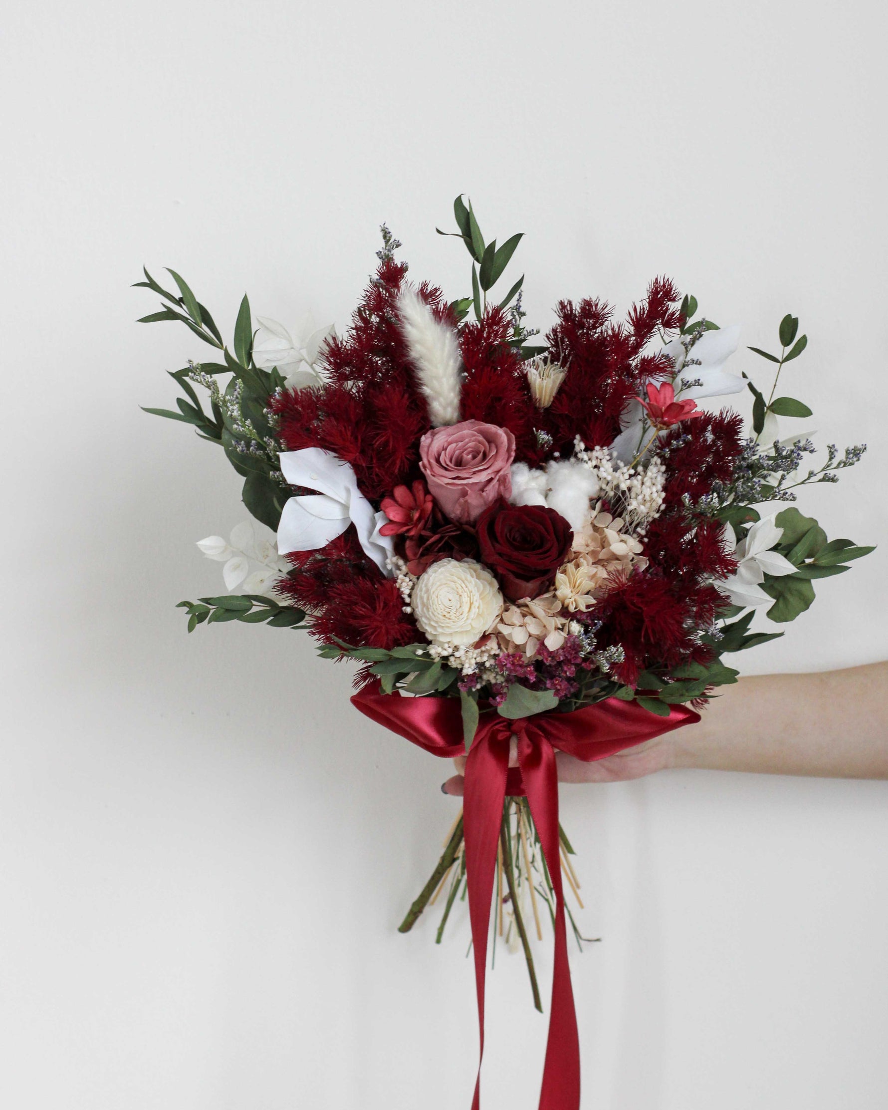 Velvet Cherub Bridal Bouquet- Frontal by Windflower Florist Singapore