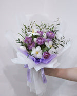 Perfect Love In Amethyst Hand Bouquet | Free Same-Day Flower Delivery Singapore