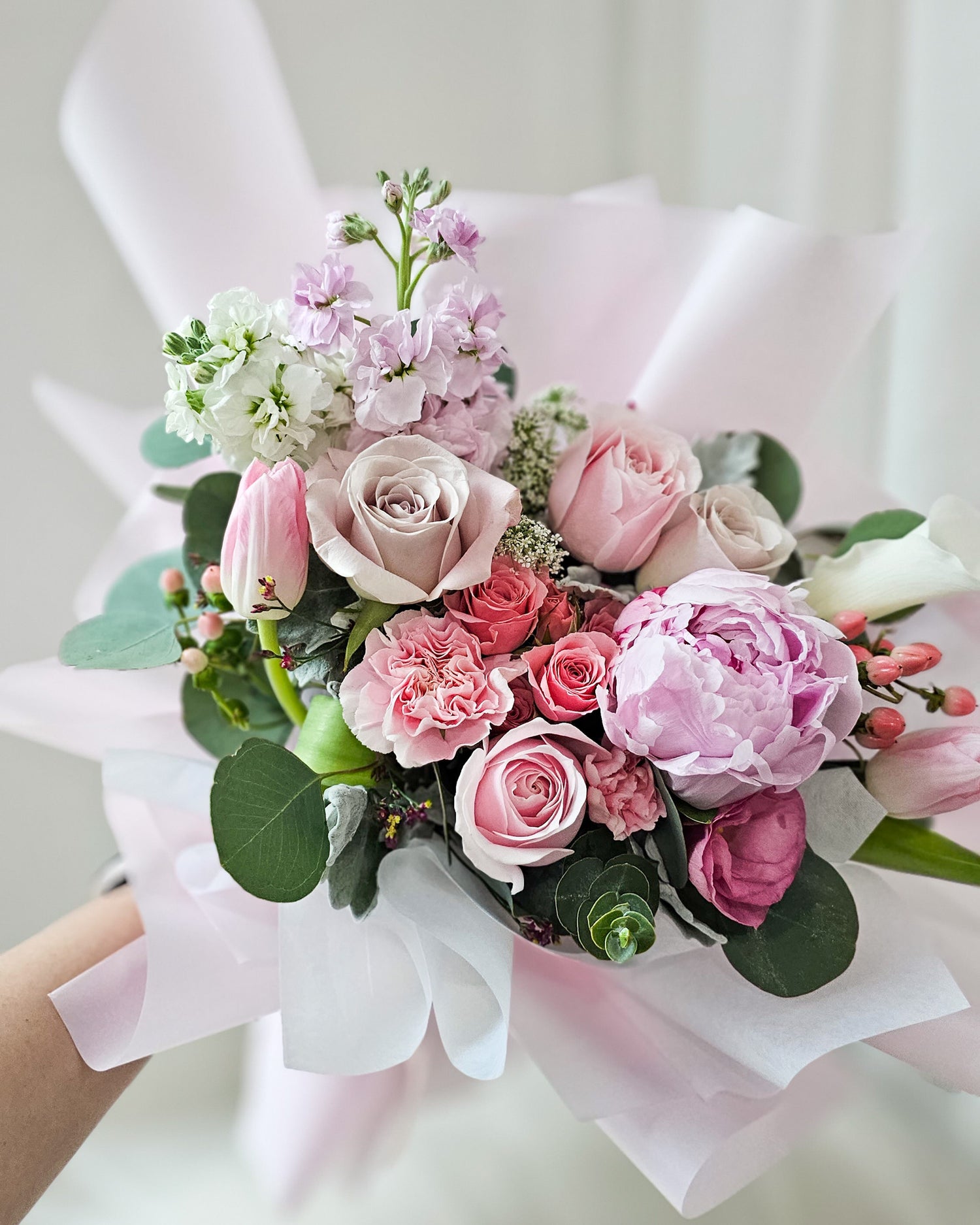 Beauty Hand Bouquet by Windflower Florist Singapore
