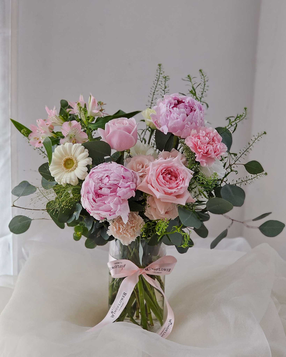 Blissful Blossoms Vase | Free Same-Day Flower Delivery Singapore