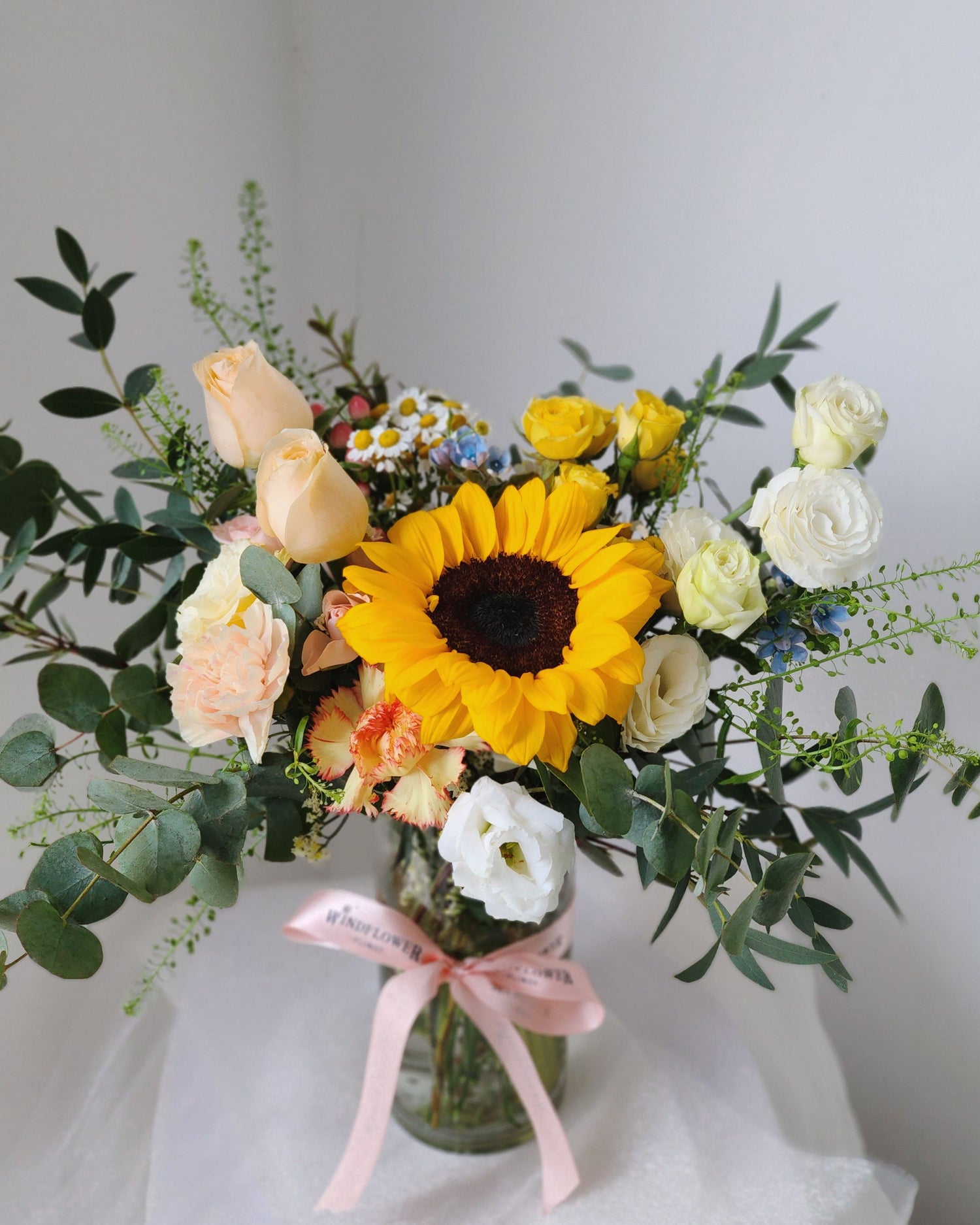 Bright Smile Vase | Free Same-Day Flower Delivery Singapore