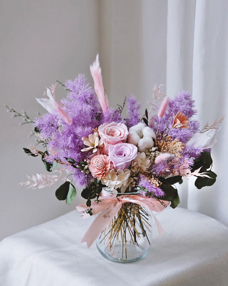 Bulk DIY Dried Flowers - Pale Peach Pink - Dried Flowers Forever