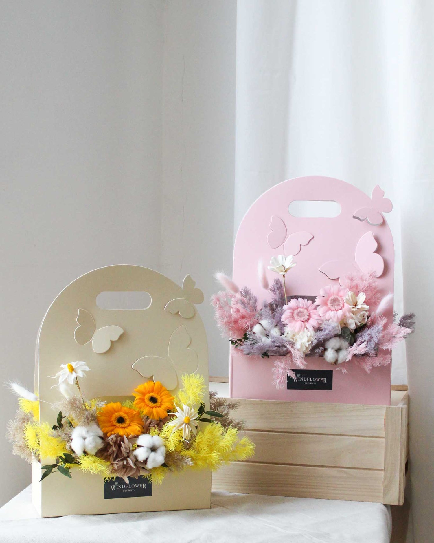 Pink Icing Preserved Flowers by Windflower Florist Singapore