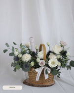 Daily Surprise in a Basket - Fresh Flowers & Celebratory Cheers Gift Hamper - View 4 | Windflower Florist